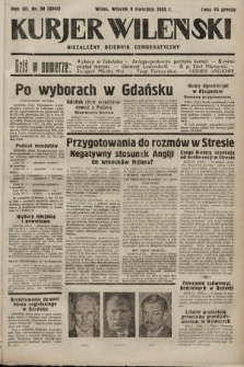 Kurjer Wileński : niezależny dziennik demokratyczny. 1935, nr 98