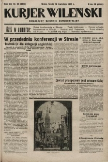 Kurjer Wileński : niezależny dziennik demokratyczny. 1935, nr 99