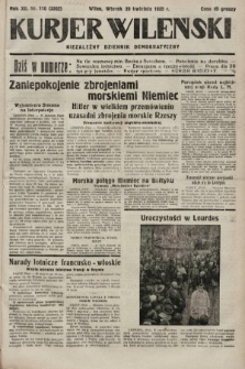 Kurjer Wileński : niezależny dziennik demokratyczny. 1935, nr 116