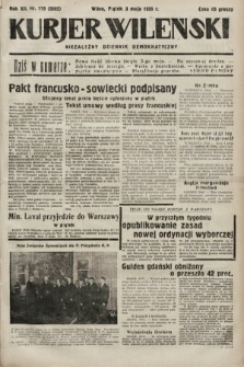 Kurjer Wileński : niezależny dziennik demokratyczny. 1935, nr 119