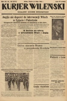 Kurjer Wileński : niezależny dziennik demokratyczny. 1936, nr 140