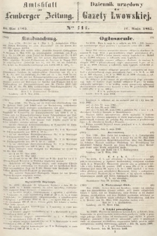 Amtsblatt zur Lemberger Zeitung = Dziennik Urzędowy do Gazety Lwowskiej. 1863, nr 111