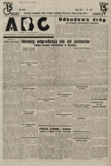 ABC : pismo codzienne : informuje wszystkich o wszystkiem. 1934, nr 206