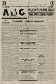 ABC : pismo codzienne : informuje wszystkich o wszystkiem. 1934, nr 214