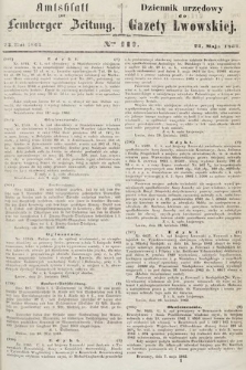 Amtsblatt zur Lemberger Zeitung = Dziennik Urzędowy do Gazety Lwowskiej. 1863, nr 117