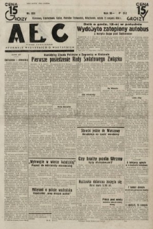 ABC : pismo codzienne : informuje wszystkich o wszystkiem. 1934, nr 220