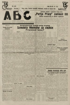 ABC : pismo codzienne : informuje wszystkich o wszystkiem. 1934, nr 239