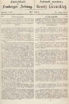 Amtsblatt zur Lemberger Zeitung = Dziennik Urzędowy do Gazety Lwowskiej. 1863, nr 120