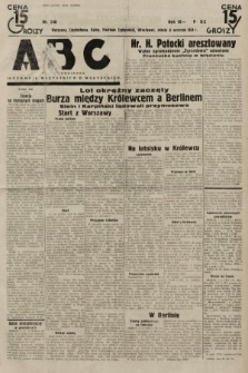 ABC : pismo codzienne : informuje wszystkich o wszystkiem. 1934, nr 248