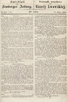 Amtsblatt zur Lemberger Zeitung = Dziennik Urzędowy do Gazety Lwowskiej. 1863, nr 122