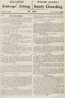 Amtsblatt zur Lemberger Zeitung = Dziennik Urzędowy do Gazety Lwowskiej. 1863, nr 127