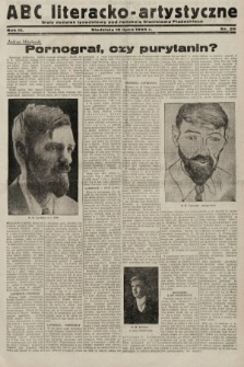 ABC Literacko-Artystyczne : stały dodatek tygodniowy. 1934, nr 29