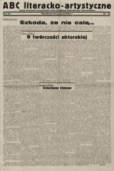 ABC Literacko-Artystyczne : stały dodatek tygodniowy. 1934, nr 32