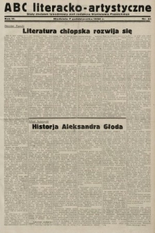 ABC Literacko-Artystyczne : stały dodatek tygodniowy. 1934, nr 41