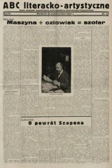 ABC Literacko-Artystyczne : stały dodatek tygodniowy. 1934, nr 43