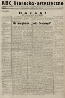 ABC Literacko-Artystyczne : stały dodatek tygodniowy. 1934, nr [45]