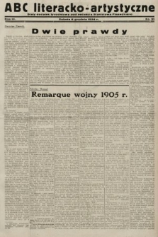 ABC Literacko-Artystyczne : stały dodatek tygodniowy. 1934, nr 51
