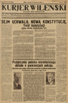 Kurjer Wileński : niezależny organ demokratyczny. 1934, nr 25