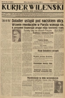 Kurjer Wileński : niezależny organ demokratyczny. 1934, nr 37