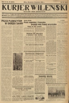 Kurjer Wileński : niezależny organ demokratyczny. 1934, nr 93