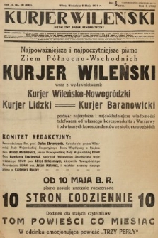 Kurjer Wileński : niezależny organ demokratyczny. 1934, nr 121