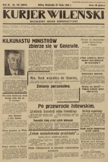 Kurjer Wileński : niezależny organ demokratyczny. 1934, nr 141