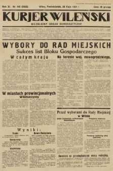 Kurjer Wileński : niezależny organ demokratyczny. 1934, nr 142