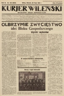 Kurjer Wileński : niezależny organ demokratyczny. 1934, nr 143