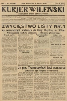 Kurjer Wileński : niezależny organ demokratyczny. 1934, nr 156