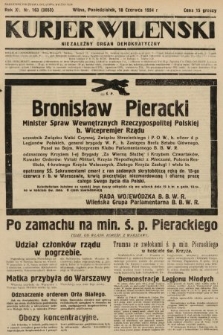 Kurjer Wileński : niezależny organ demokratyczny. 1934, nr 163