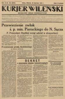 Kurjer Wileński : niezależny organ demokratyczny. 1934, nr 164