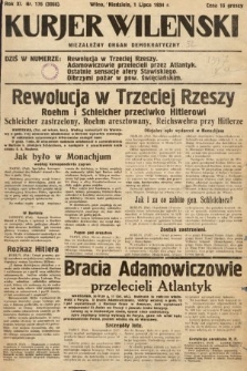 Kurjer Wileński : niezależny organ demokratyczny. 1934, nr 176