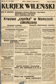 Kurjer Wileński : niezależny organ demokratyczny. 1934, nr 178