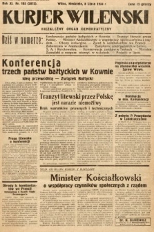 Kurjer Wileński : niezależny organ demokratyczny. 1934, nr 183