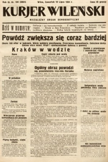 Kurjer Wileński : niezależny organ demokratyczny. 1934, nr 194