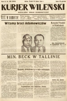 Kurjer Wileński : niezależny organ demokratyczny. 1934, nr 200