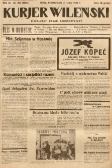 Kurjer Wileński : niezależny organ demokratyczny. 1934, nr 205