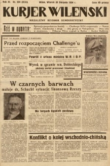 Kurjer Wileński : niezależny dziennik demokratyczny. 1934, nr 234