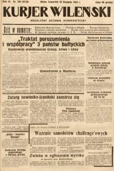 Kurjer Wileński : niezależny dziennik demokratyczny. 1934, nr 236