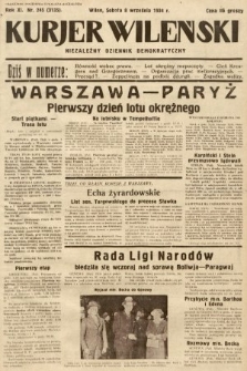 Kurjer Wileński : niezależny dziennik demokratyczny. 1934, nr 245