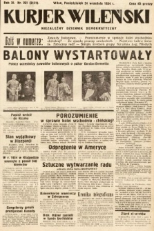Kurjer Wileński : niezależny dziennik demokratyczny. 1934, nr 261