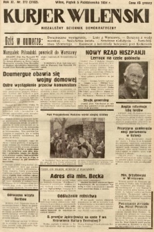 Kurjer Wileński : niezależny dziennik demokratyczny. 1934, nr 272