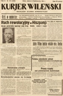 Kurjer Wileński : niezależny dziennik demokratyczny. 1934, nr 273