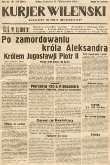 Kurjer Wileński : niezależny dziennik demokratyczny. 1934, nr 278