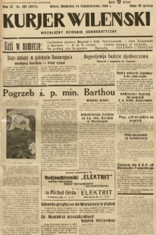 Kurjer Wileński : niezależny dziennik demokratyczny. 1934, nr 281