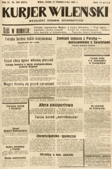 Kurjer Wileński : niezależny dziennik demokratyczny. 1934, nr 284