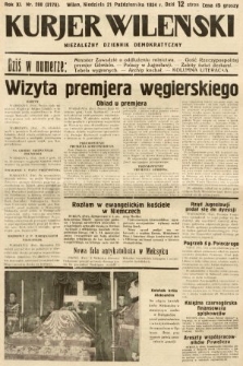 Kurjer Wileński : niezależny dziennik demokratyczny. 1934, nr 288