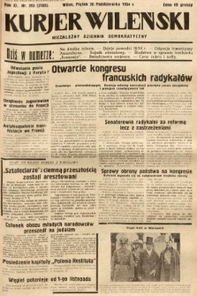 Kurjer Wileński : niezależny dziennik demokratyczny. 1934, nr 293