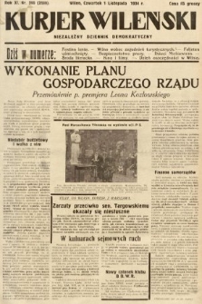 Kurjer Wileński : niezależny dziennik demokratyczny. 1934, nr 299
