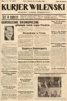 Kurjer Wileński : niezależny dziennik demokratyczny. 1934, nr 311